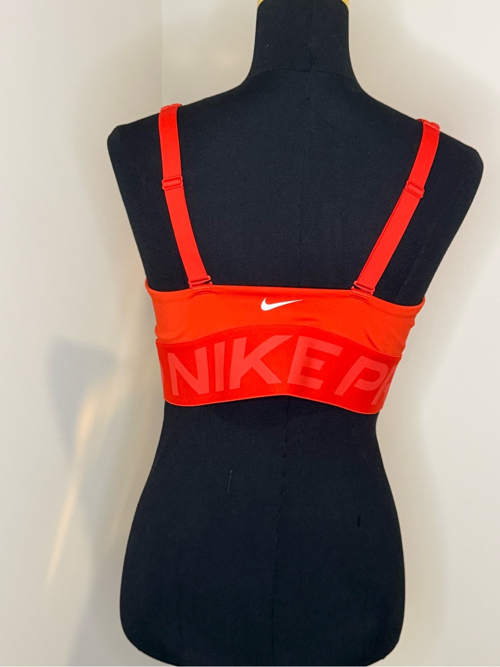 Nike Pro Dry Fit Scoop-Front Logo Sports Bra - Picture 3 of 6